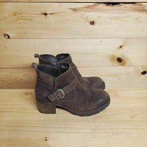Born Dorete Leather Ankle Boots Women's Size 9